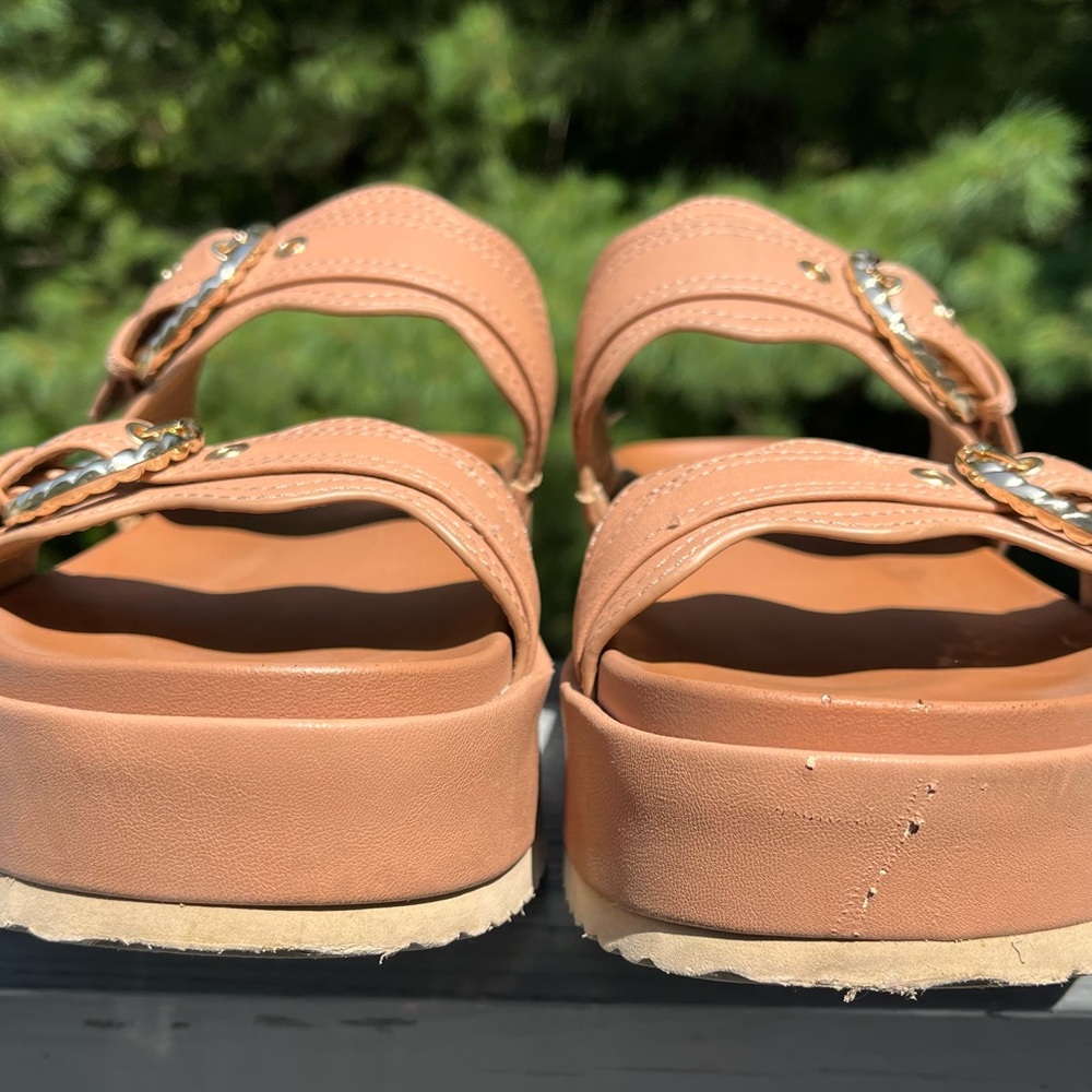 DV by Dolce Vita Serpent Platform Slide Sandal Size 7.5 - Picture 3 of 6